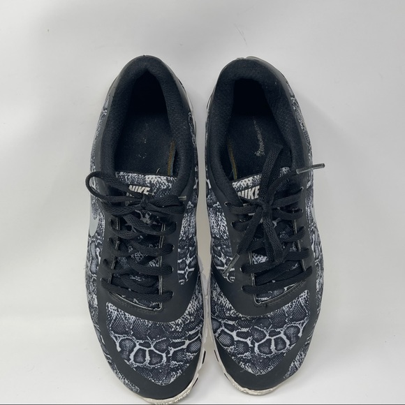 NIKE Free 5.0 V4 Black Gray Snake Print 695168-004 Running Shoes Womens - Picture 6 of 12